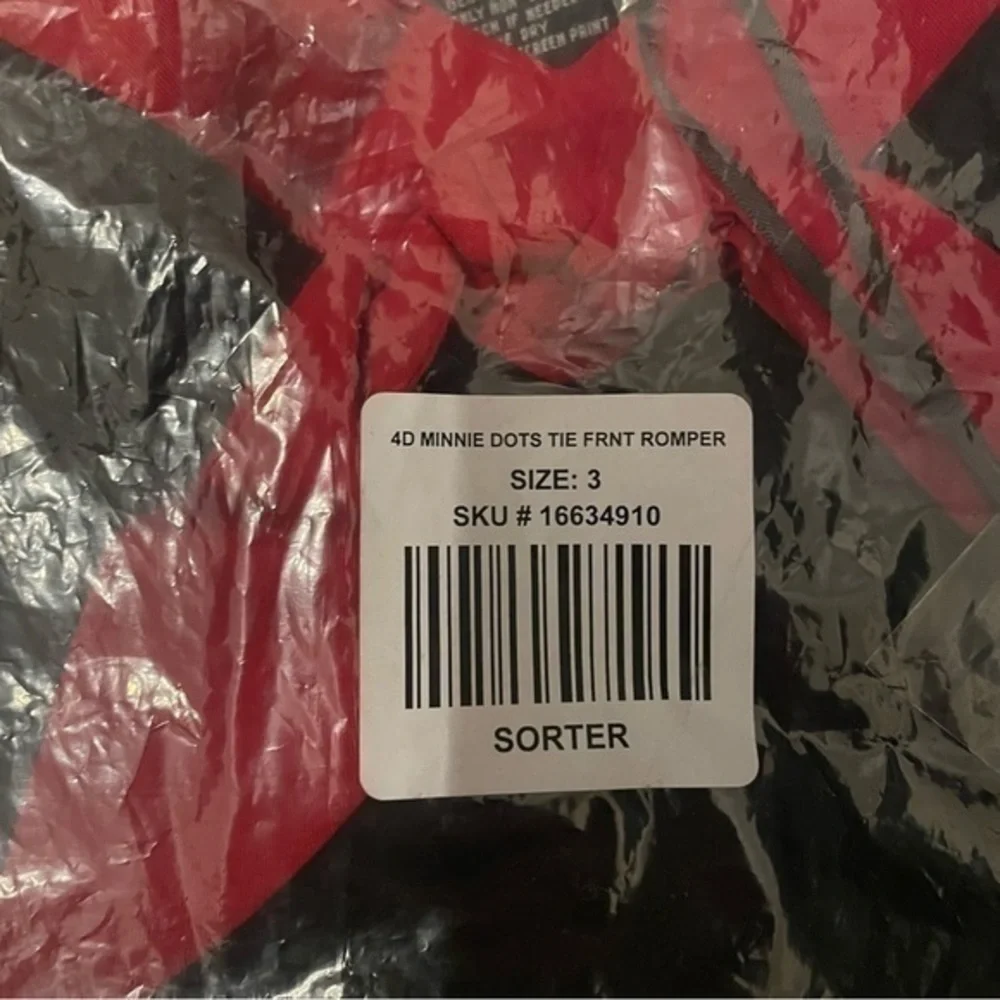 Torrid X Disney Minnie Romper Size 3